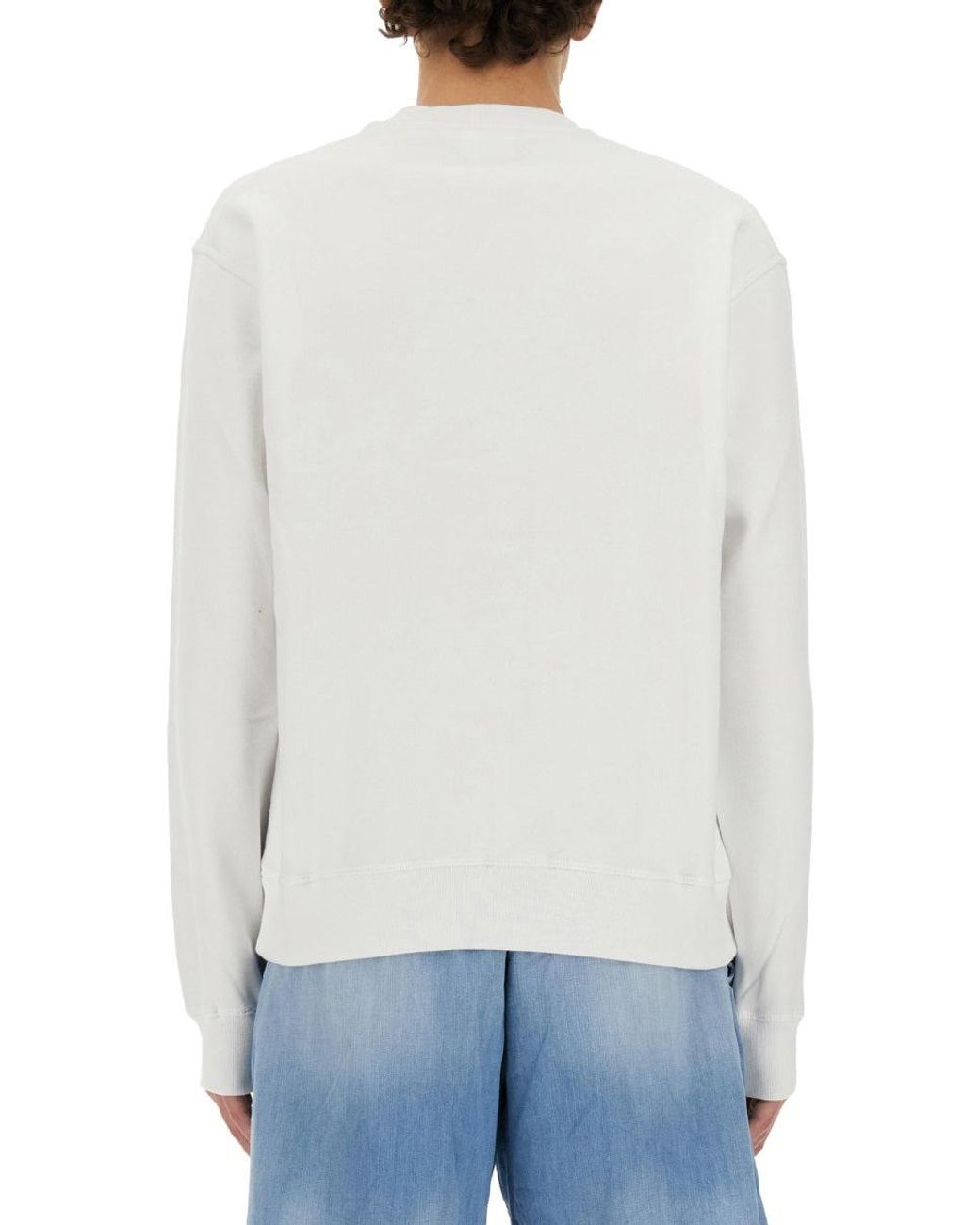 DSquared² White "Icon" Sweatshirt for men