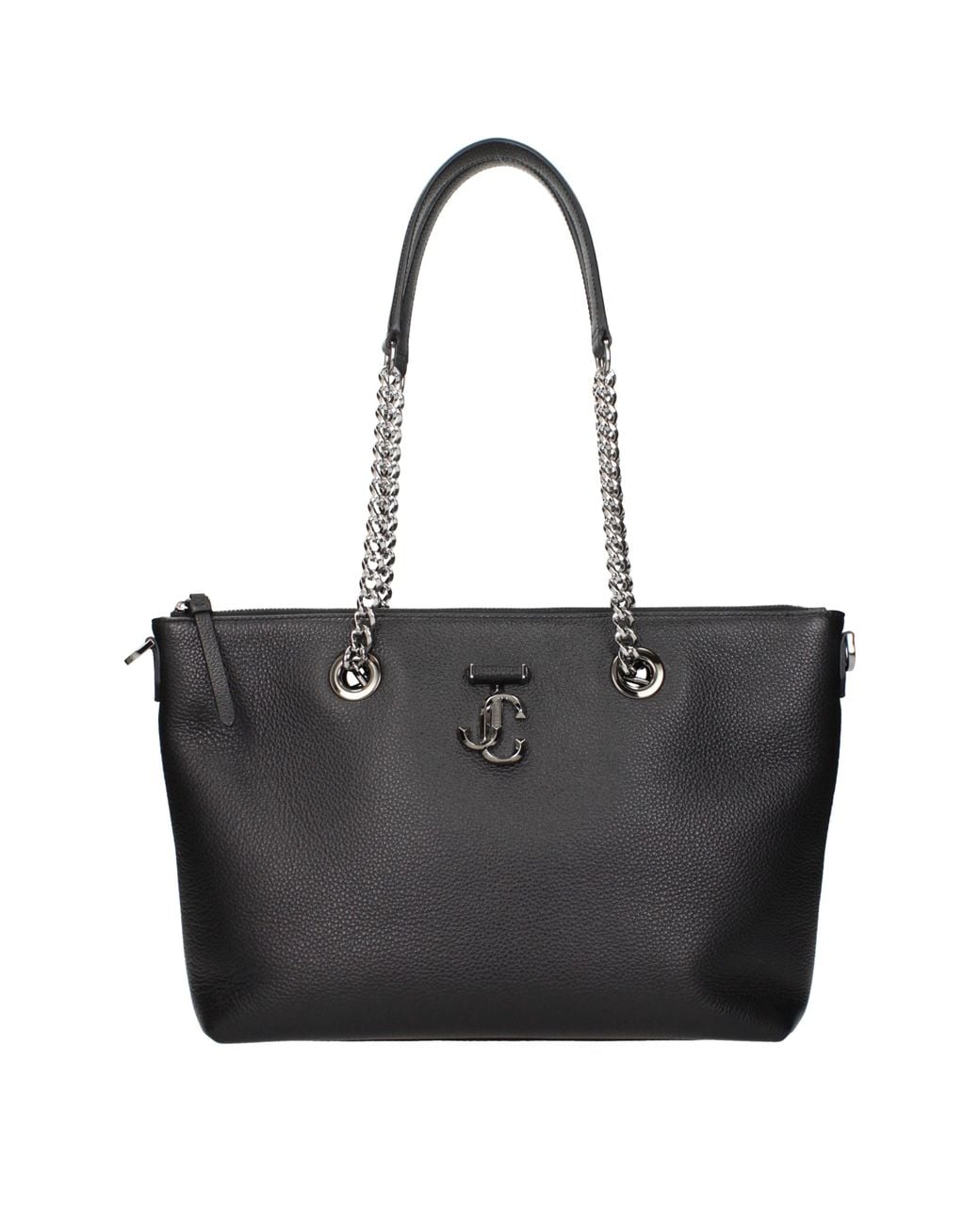 Jimmy Choo Black Shoulder Bags For Leather
