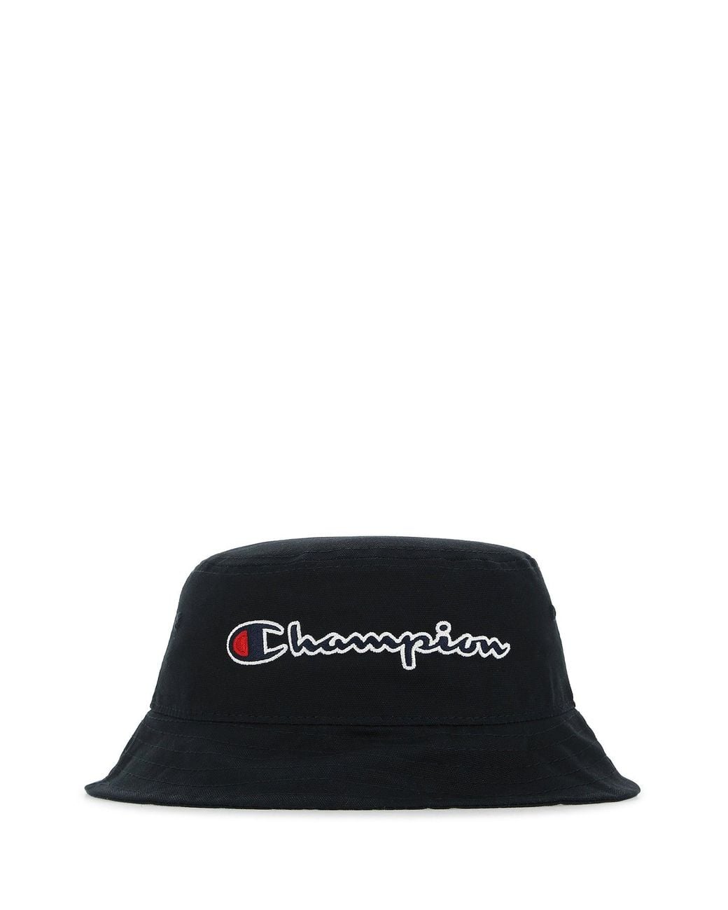 Champion Black Cotton Bucket Hat