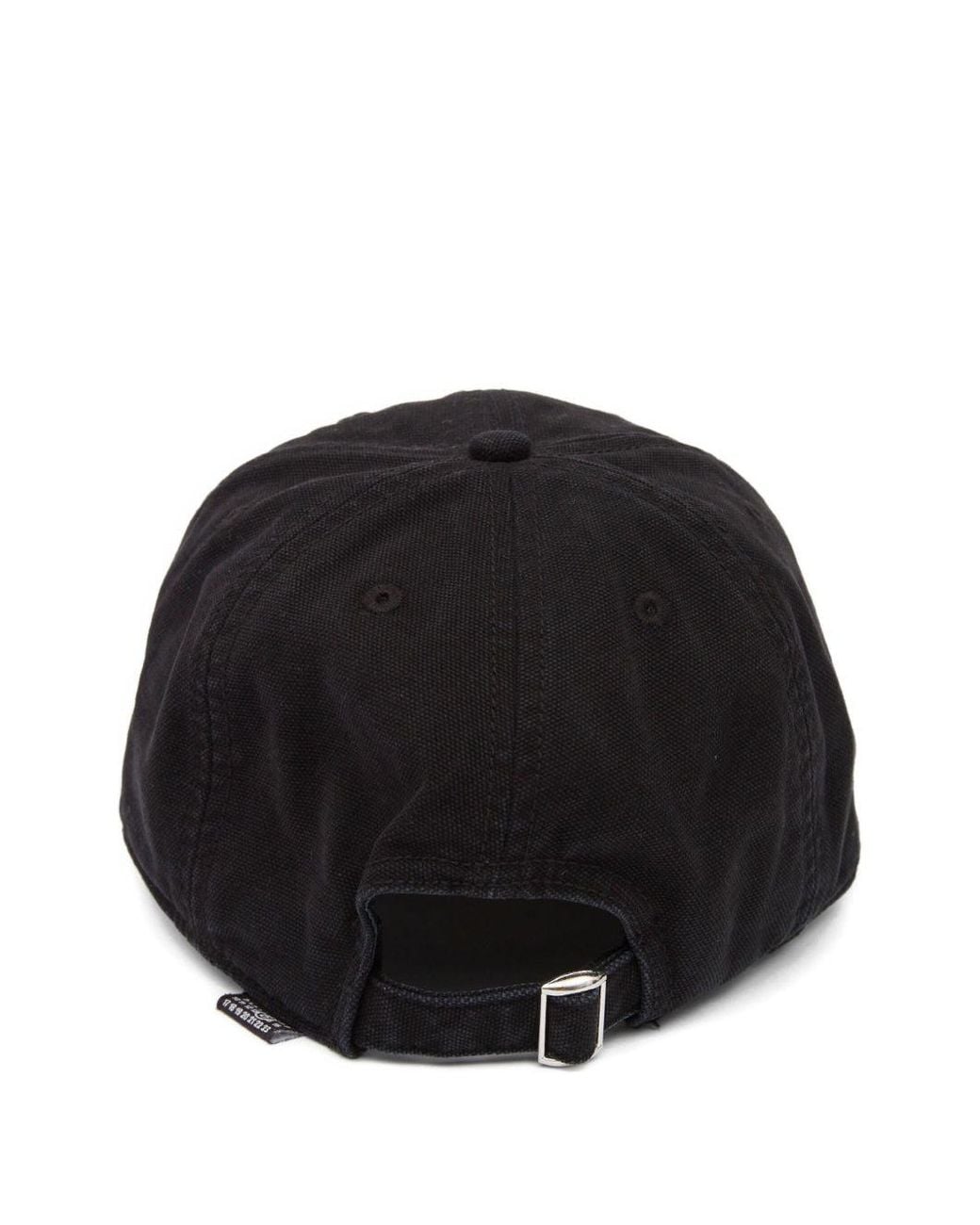 MM6 by Maison Margiela Black Cotton Baseball Cap for men