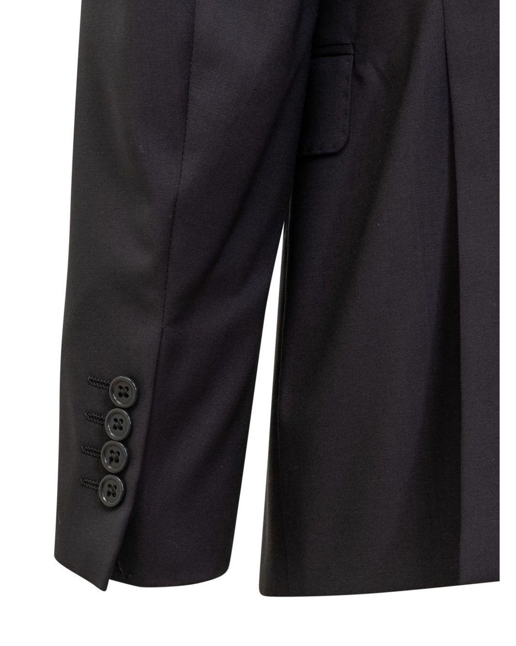 Emporio Armani Blue Wool Single-Breasted Suit