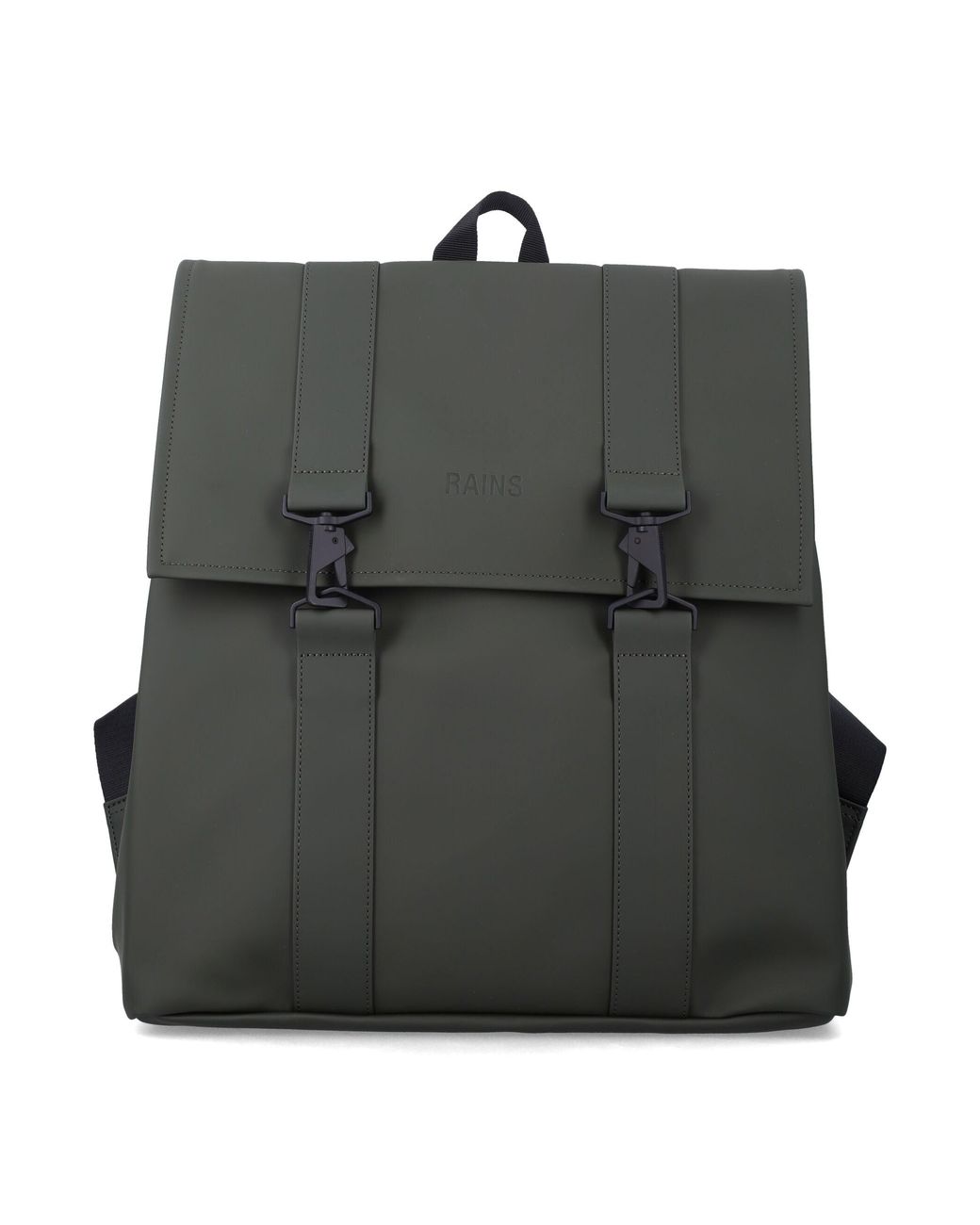 Rains Gray Waterproof Rolltop Backpack
