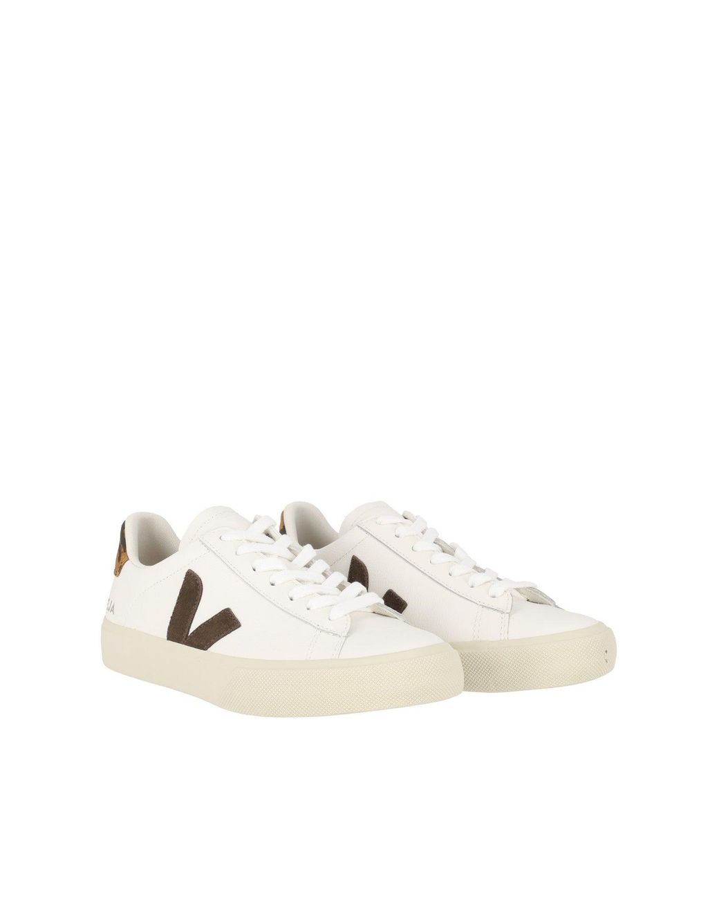Veja Natural Campo Camel Wild Country Leather Low-Top Sneakers