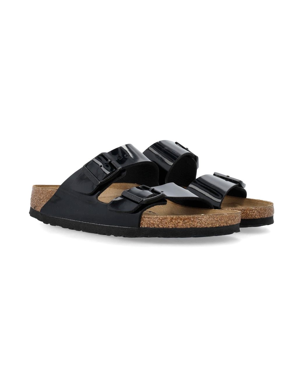 Birkenstock Black Arizona Patent Leather Sandals