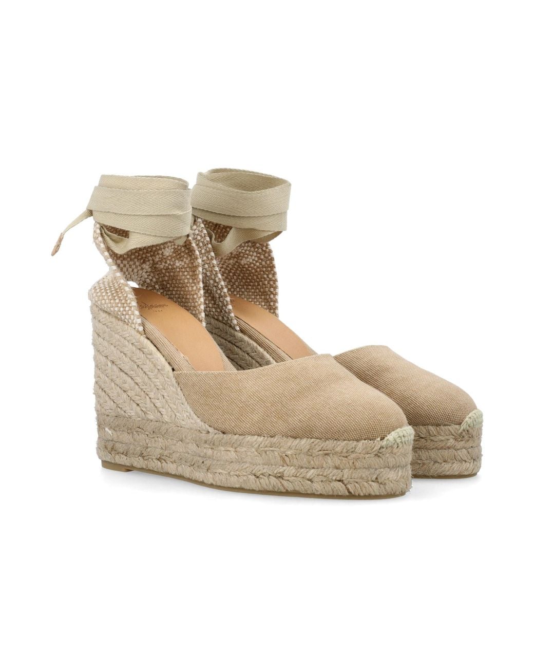 Castaner Natural Carina 8 Wedge Espadrilles