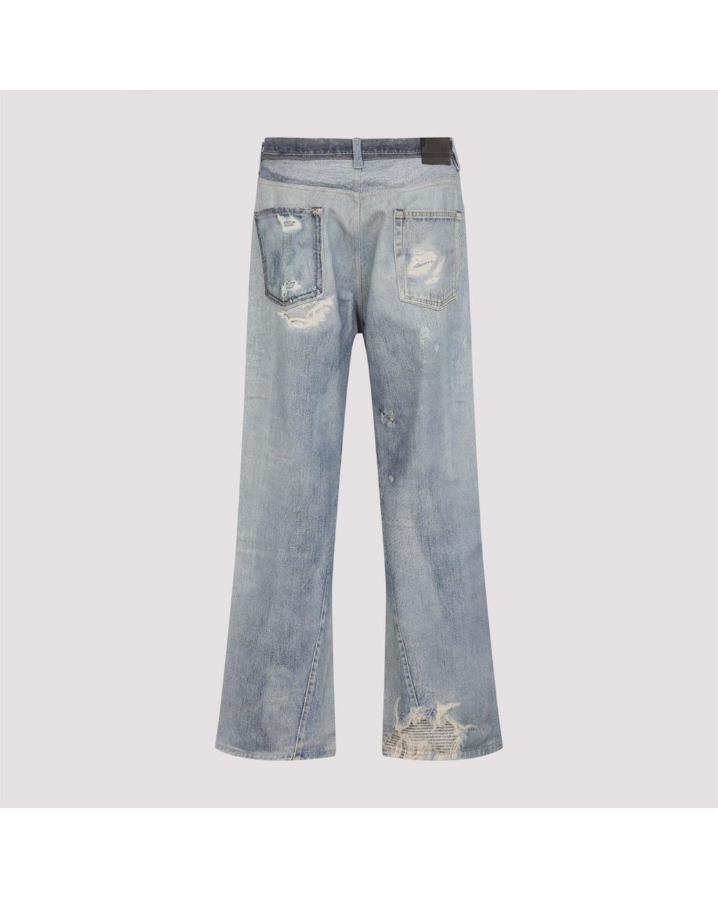 Our Legacy Blue Relaxed Distressed Jeans for men