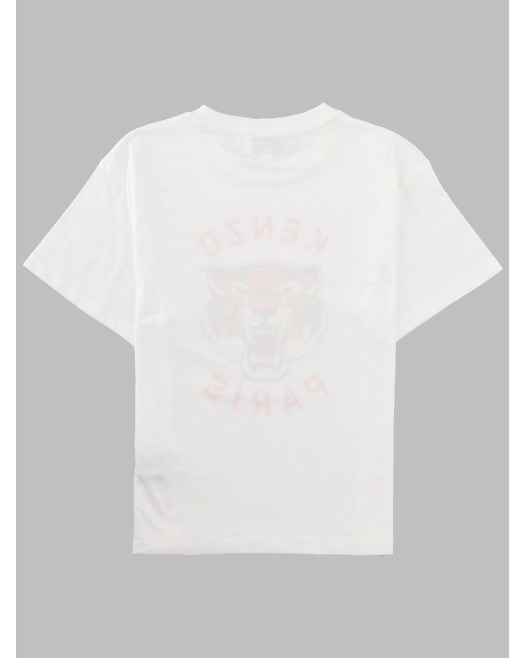 KENZO White T-Shirt "Tiger"