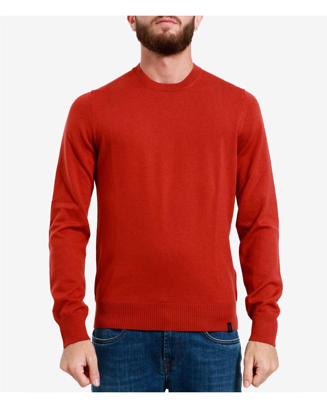Fay Red Sweaters for men