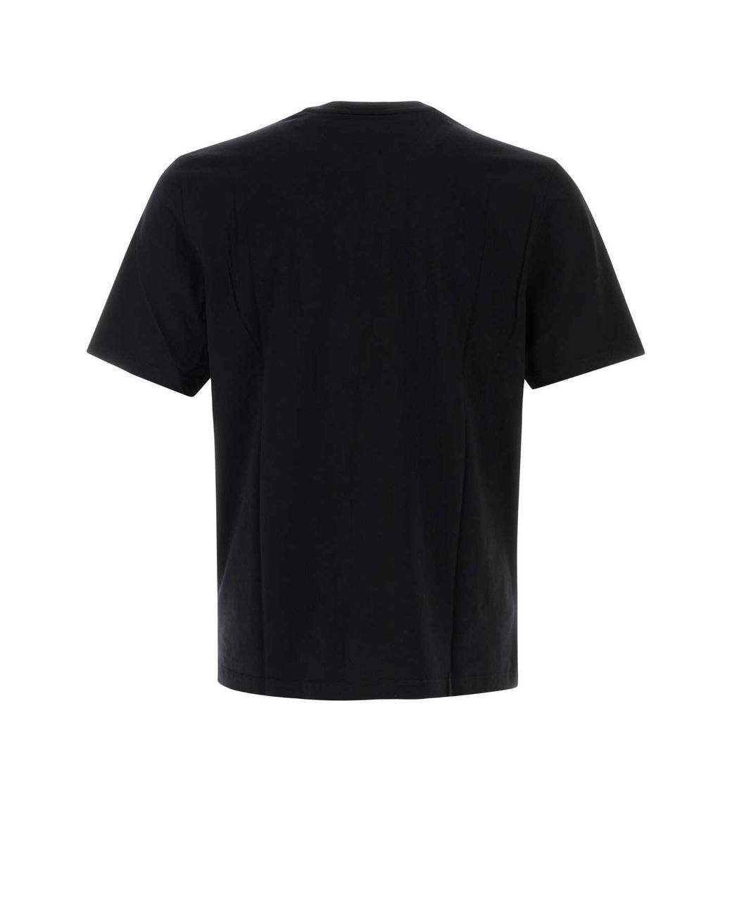 Maison Kitsuné Black Maison Kitsuné Fox Head Cotton T-Shirt for men