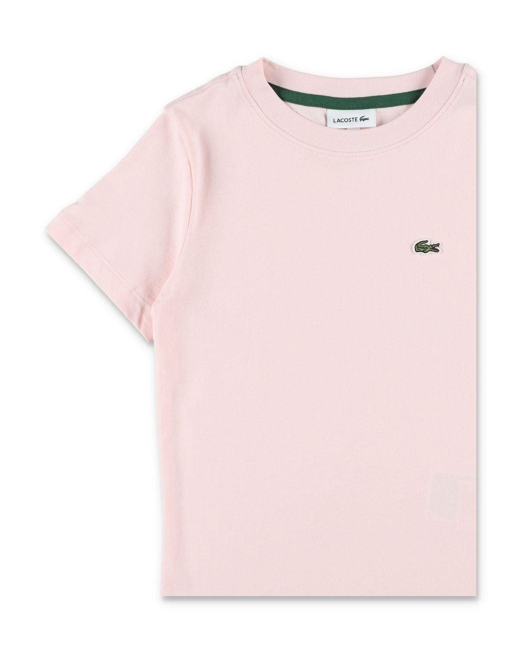 Lacoste Pink Boy's Cotton T-Shirt