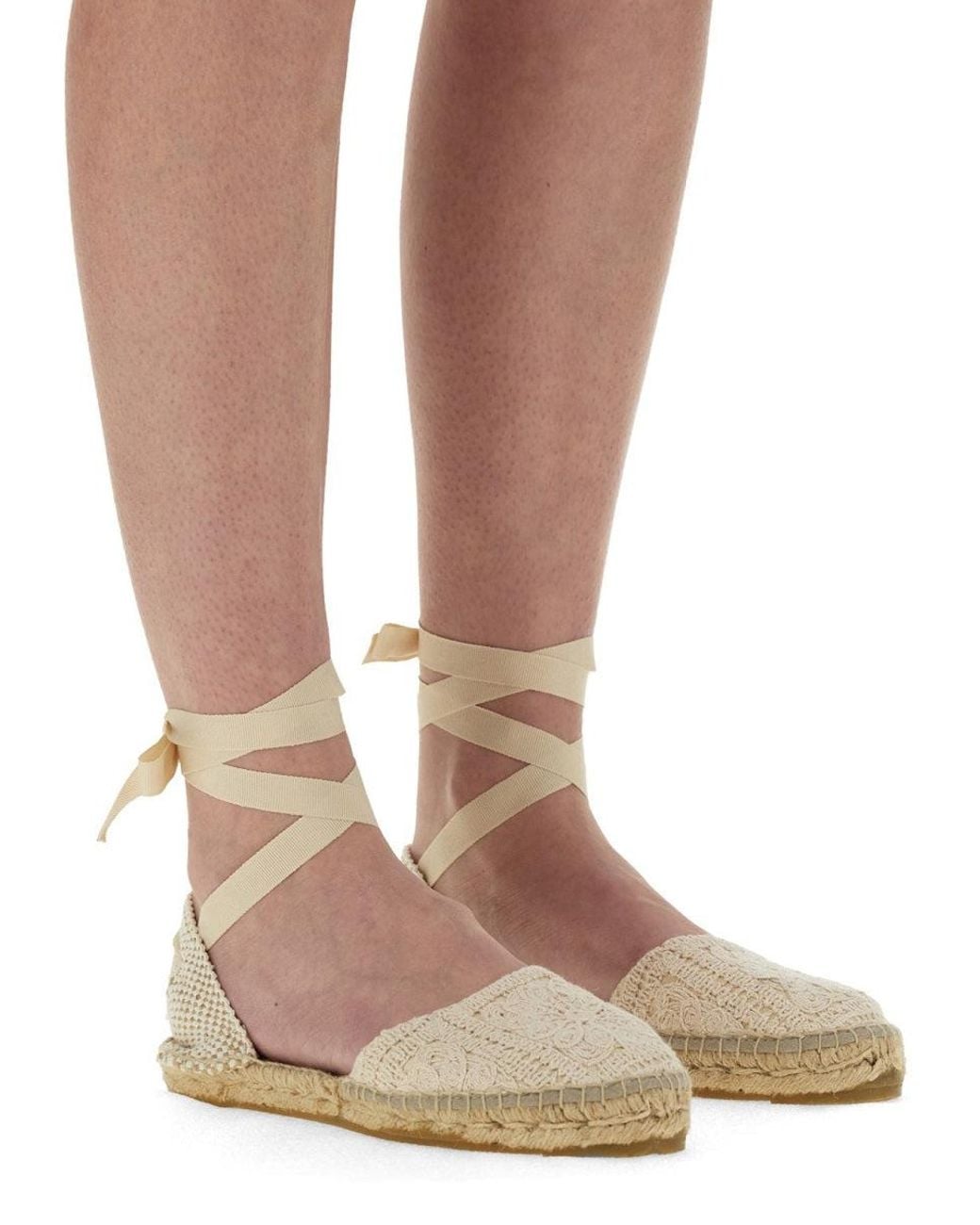 Manebí Natural Espadrilles Flat