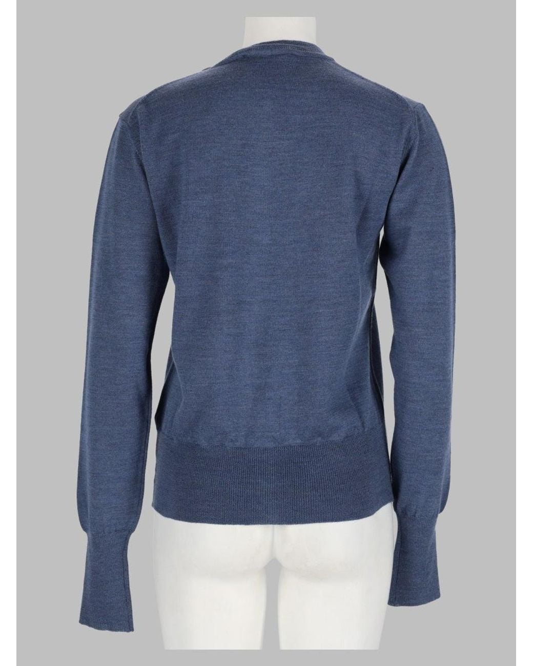 Vivienne Westwood Blue 100% Wool Sweater