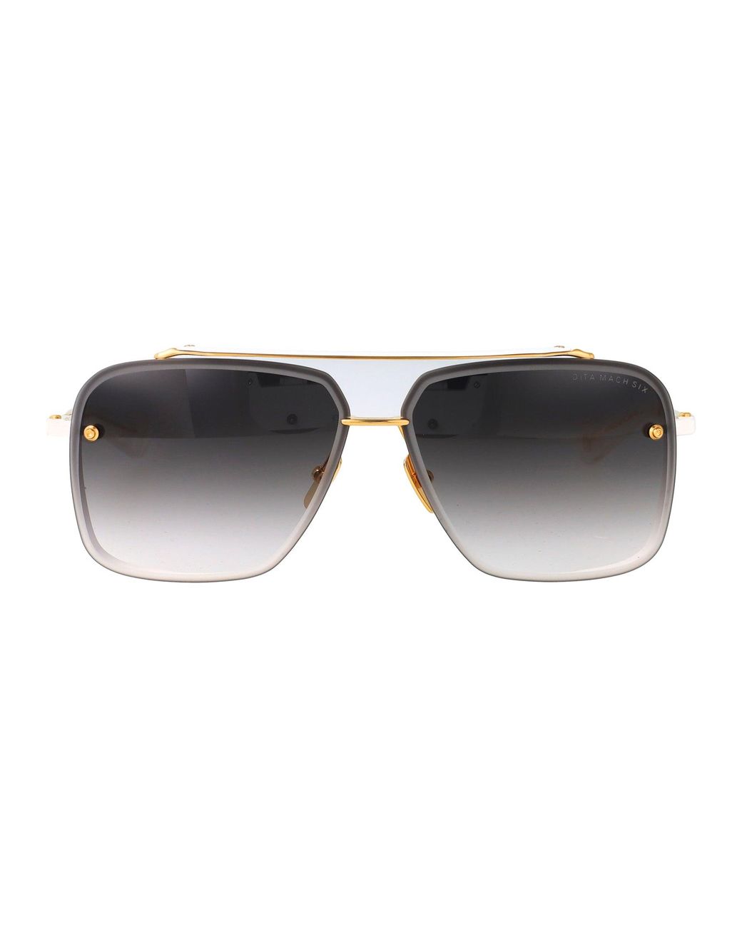 Dita Eyewear Black Aviator Sunglasses Dts121 07 Mw Yg