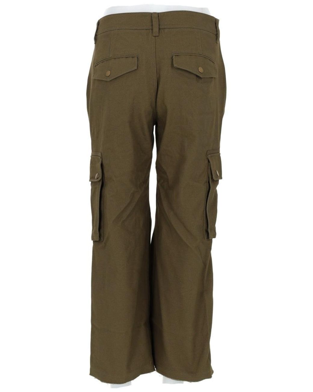 Isabel Marant Green Cotton Cargo Pants
