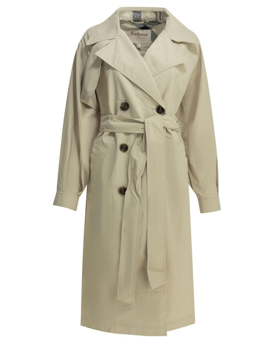 Barbour Natural "Layla" Trench Coat