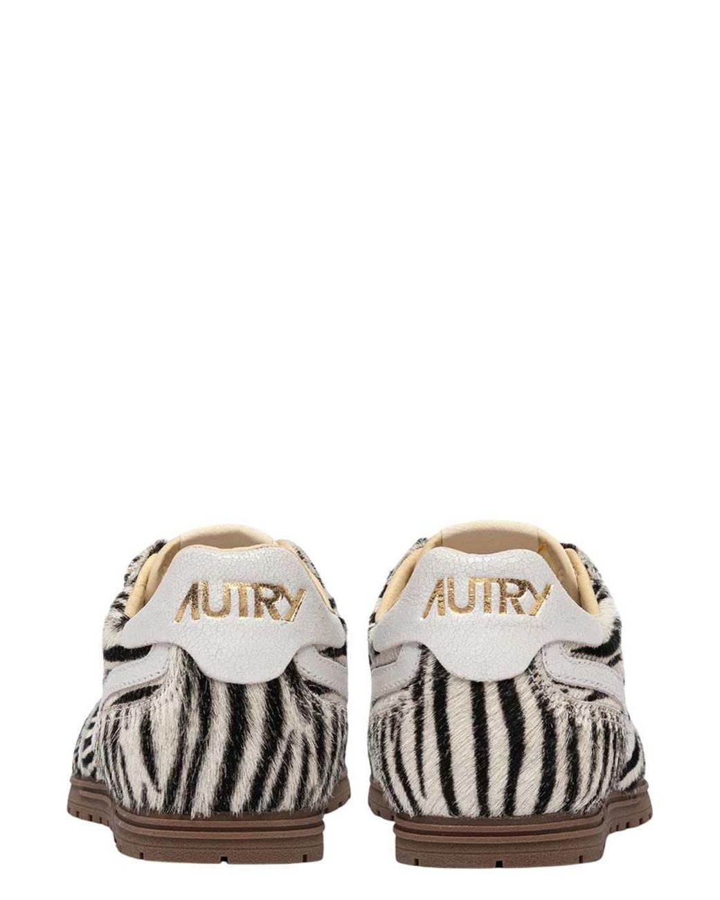 Autry White Windspin Low Wom Pz01 Pony/Crack Zebra