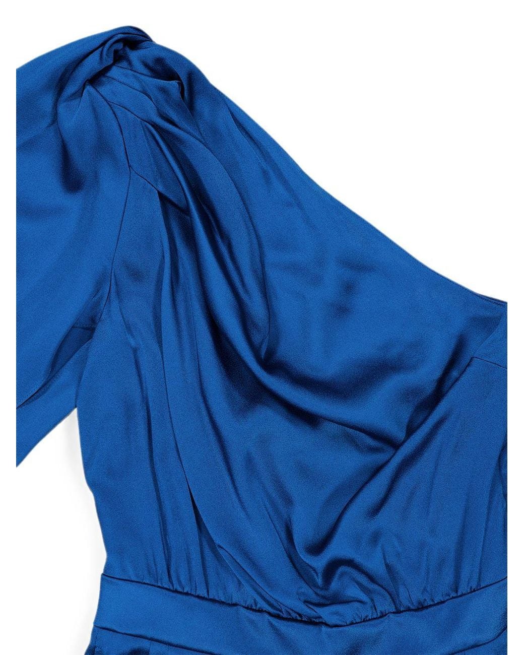 Stella McCartney Blue Satin Long Jumpsuit