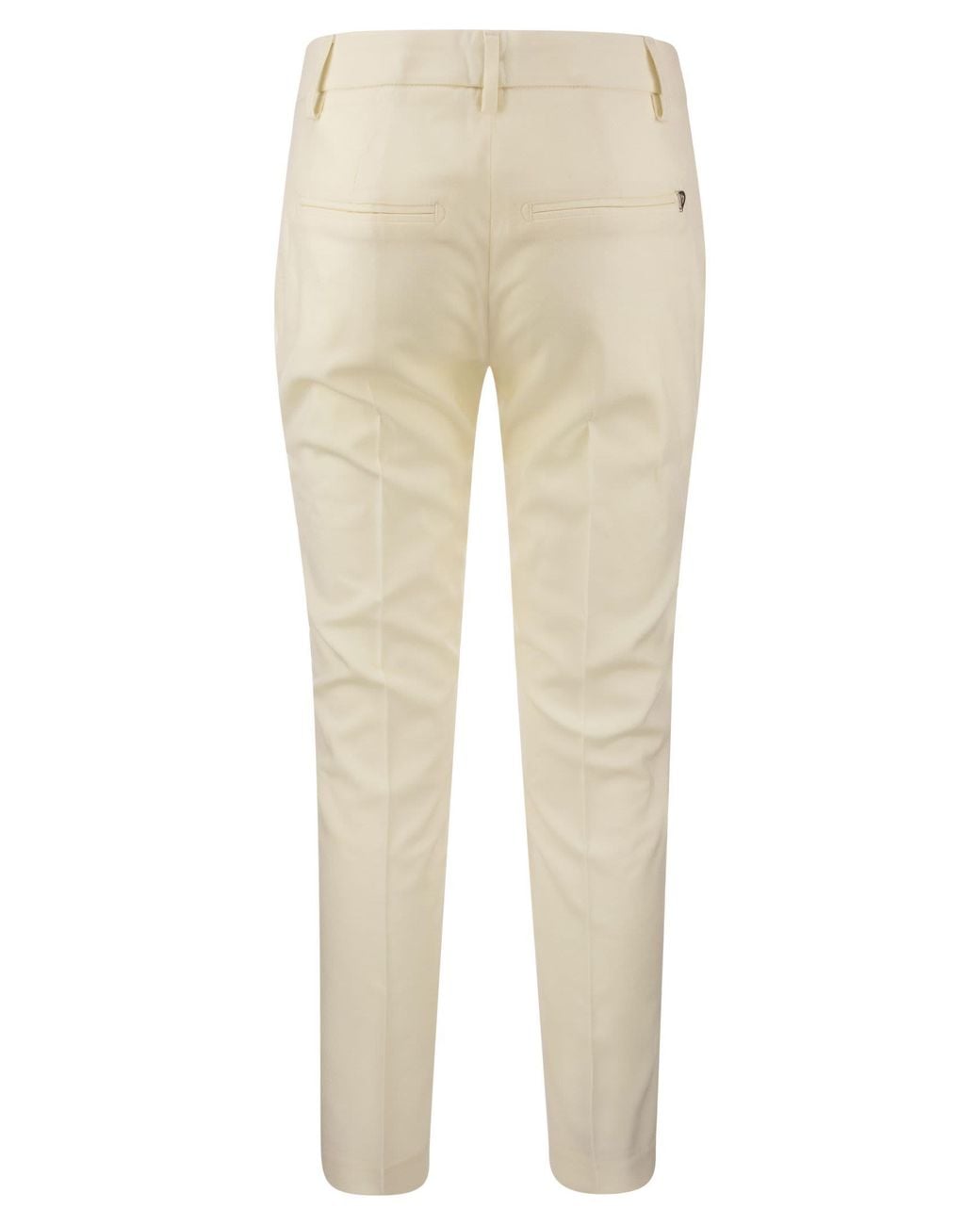 Dondup Natural Perfect Wool Slim Fit Trousers