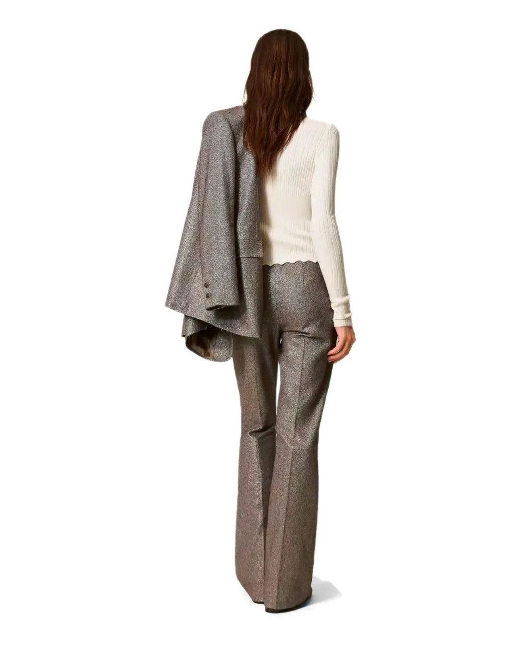 Twinset Gray Flare Pants