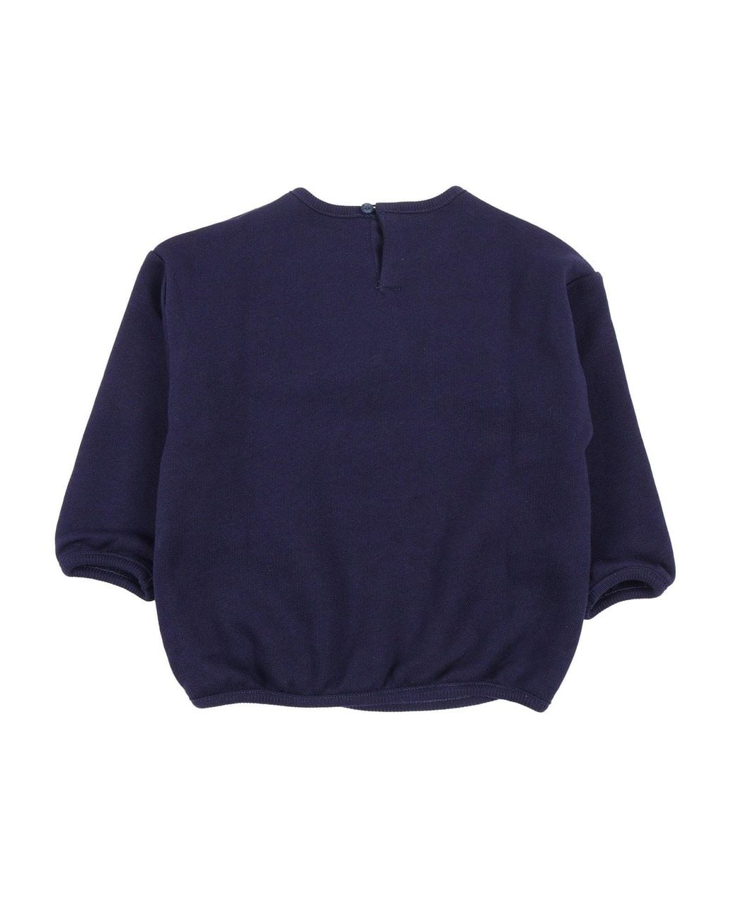 Gucci Blue B L/S Sweatshirt Felted Cotto