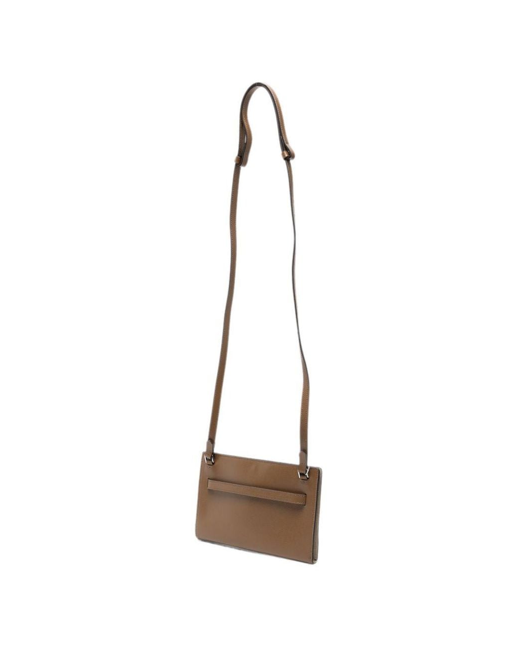 Totême White Belted Leather Crossbody Bag