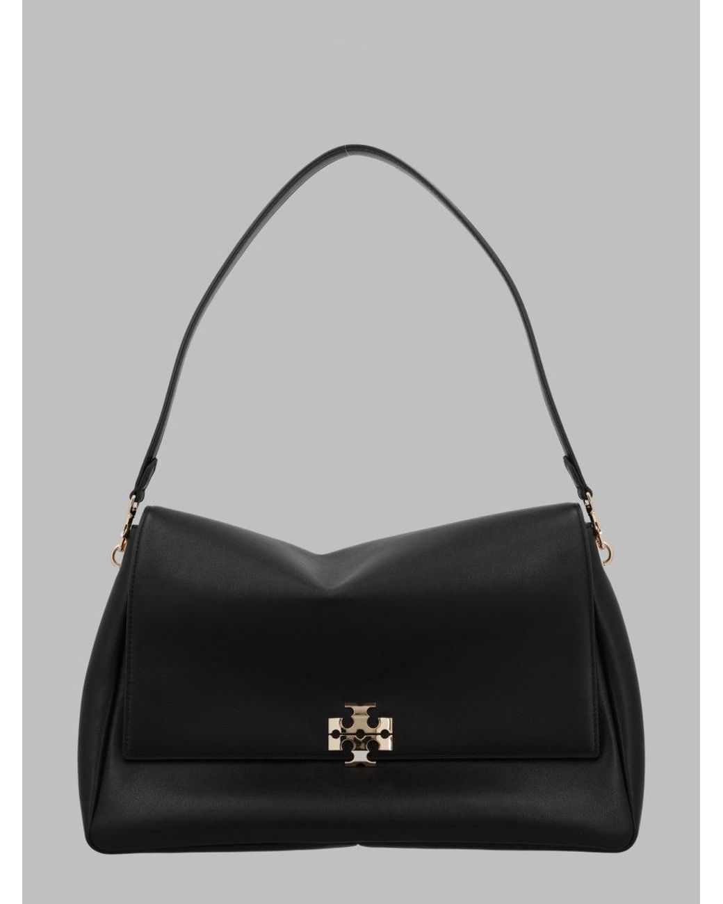 Tory Burch Black Shoulder Bag Charlie Leather Cow