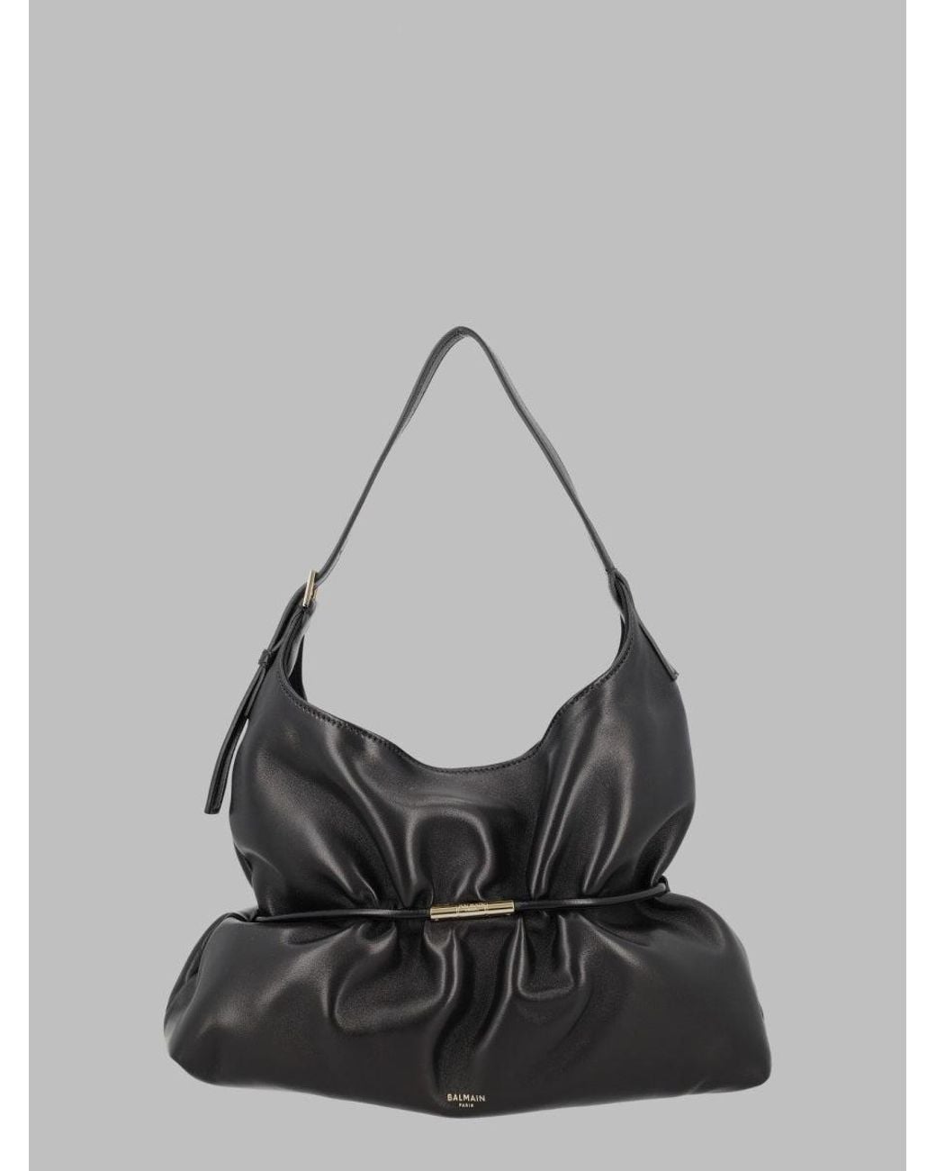 Balmain Gray Borsa "Sphynx" Medium