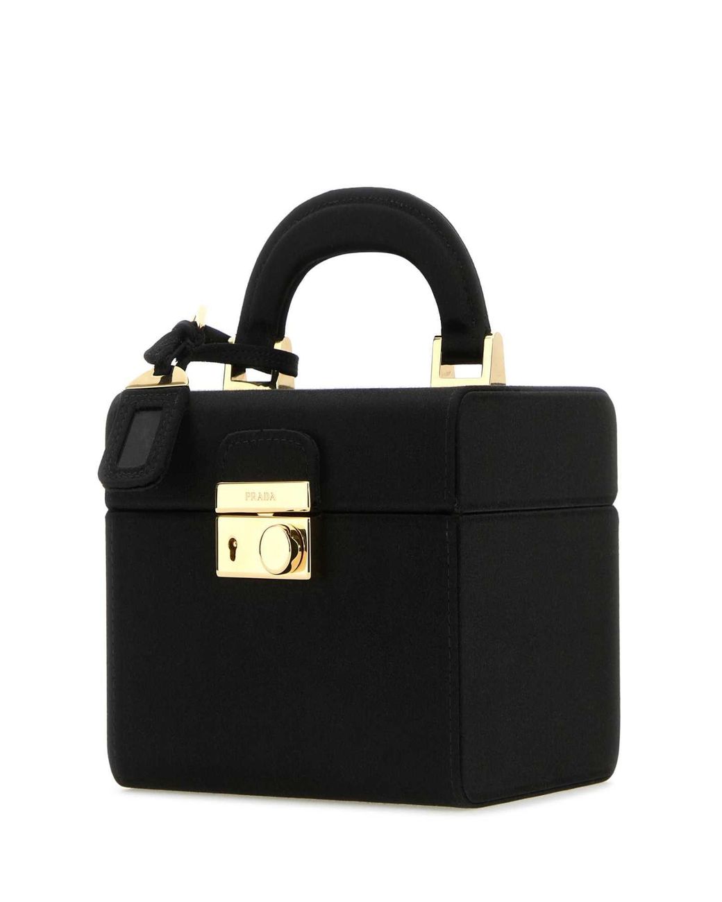 Prada Black Satin Jewel Case