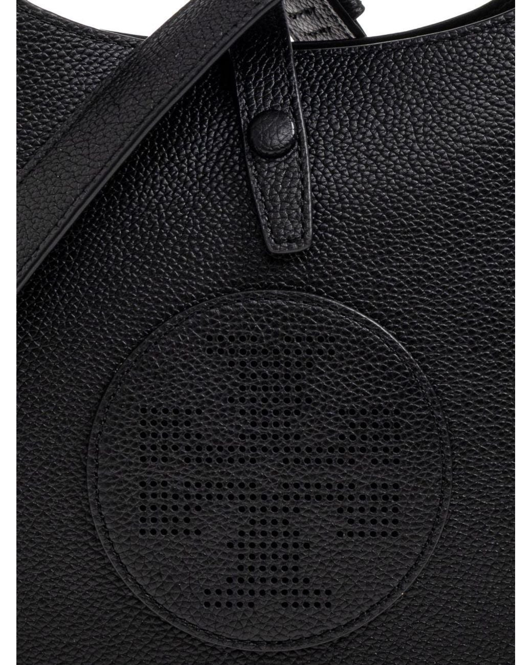 Tory Burch Black Miller Leather Hobo Bag