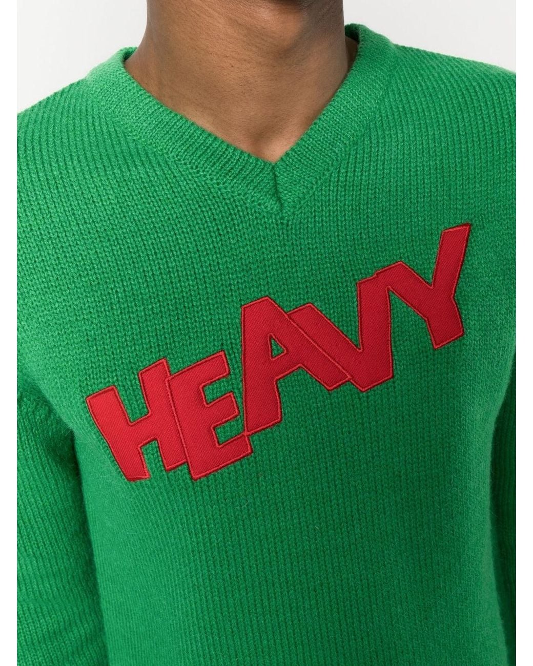 ERL Green Logo Sweater Knit