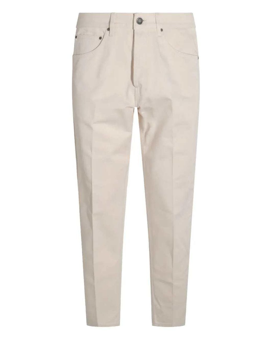 Lardini Natural Button Fly Jeans