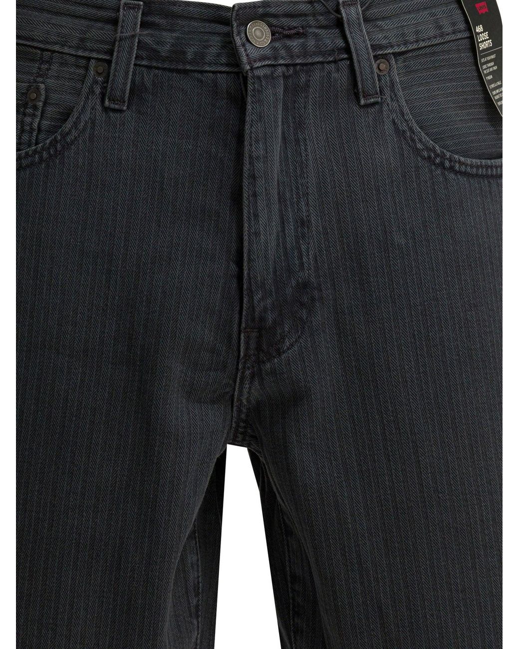 Levi's Black Cotton Shorts for men