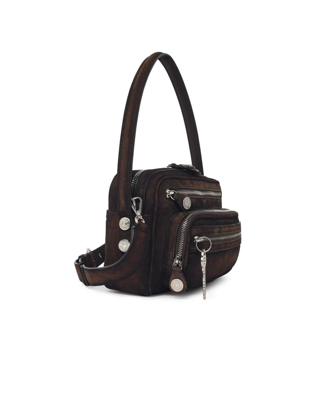 Acne Black 'Camero Party' Suede Bag