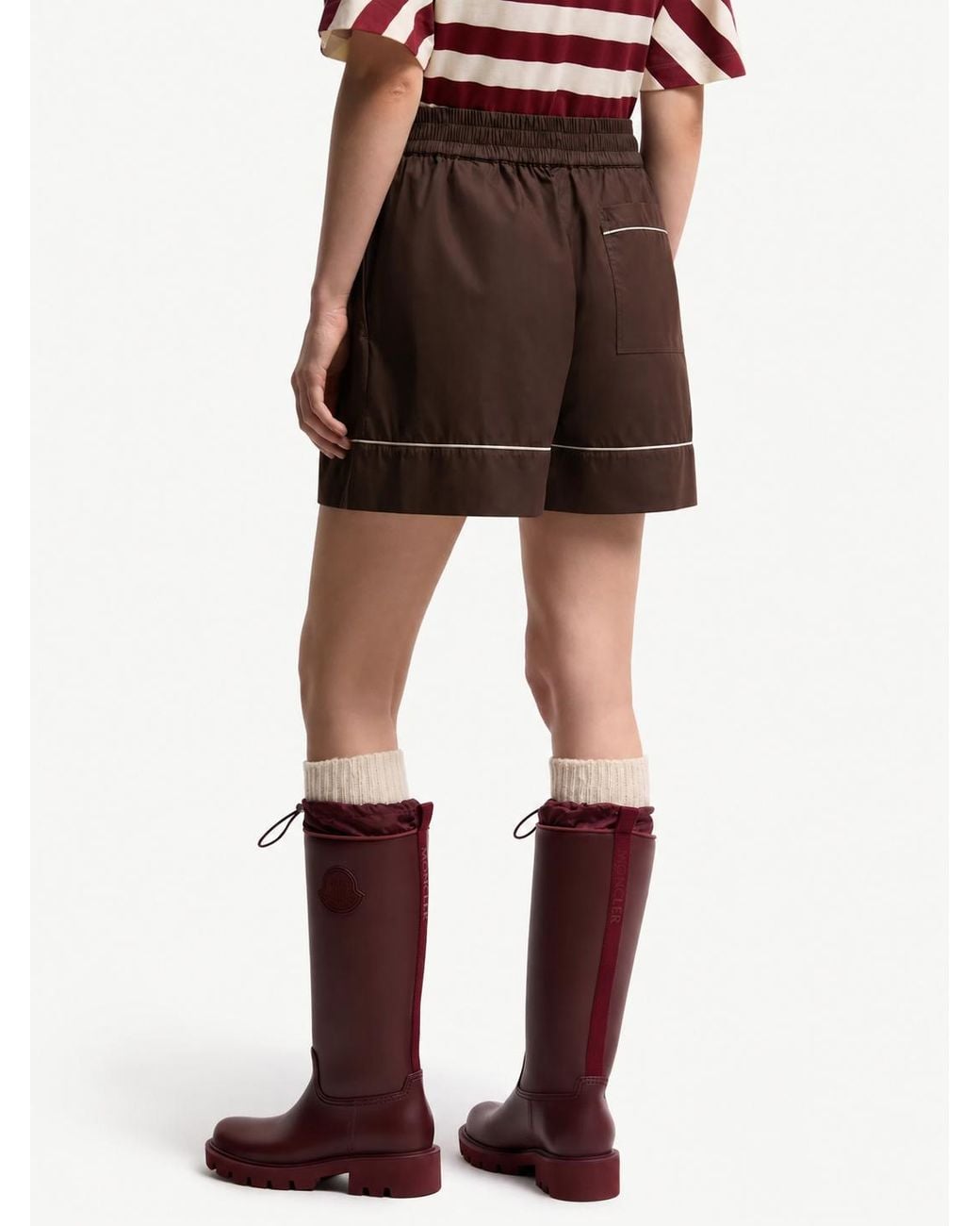 Moncler Korte Broek in het Brown