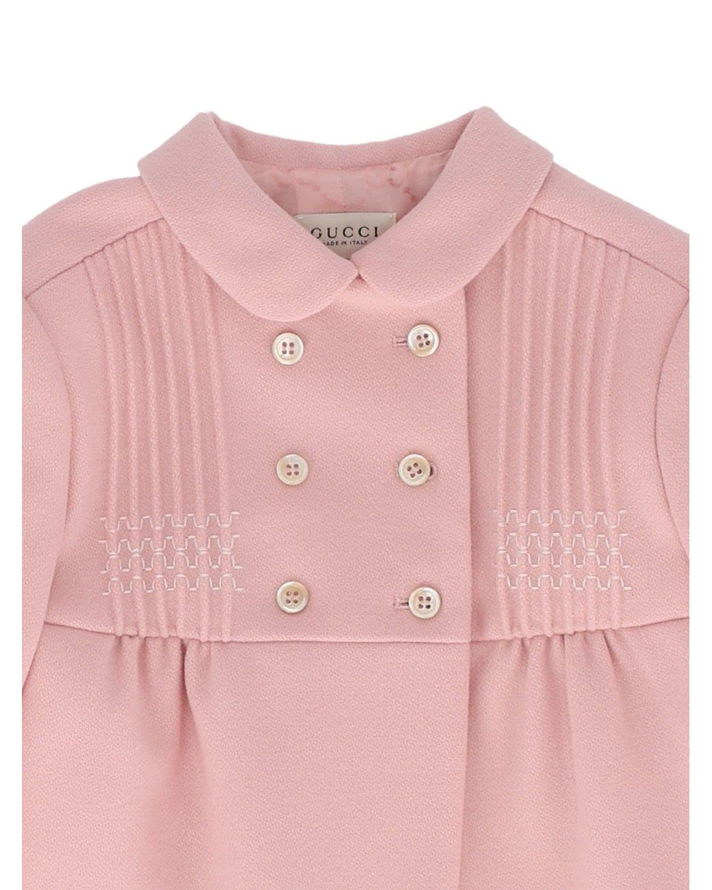Gucci B D/b Jas Wollen Jas in het Pink
