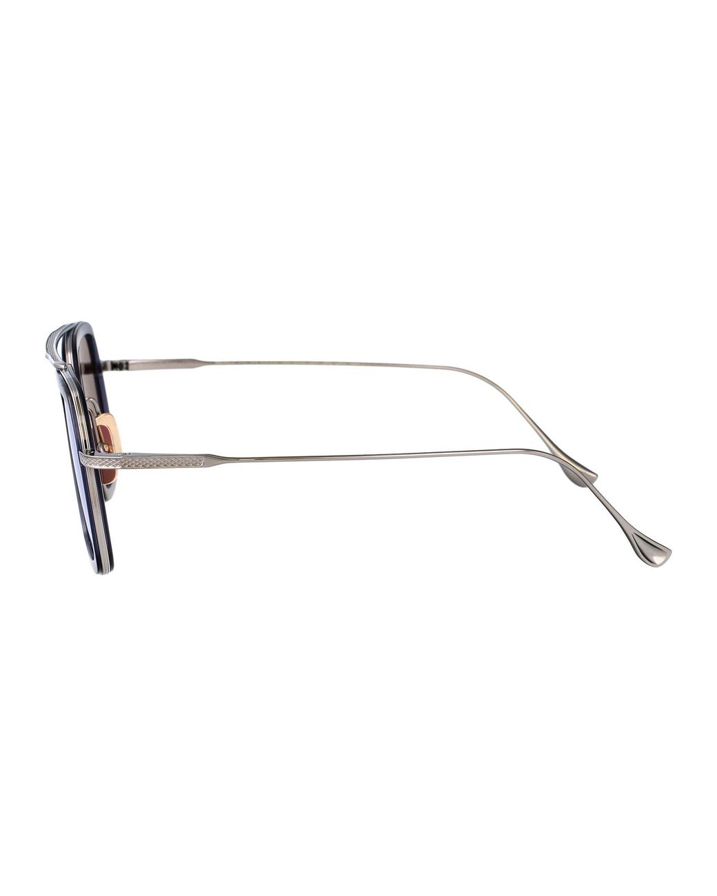 Dita Eyewear Blue Aviator Sunglasses 7806 A Smk Pld Smk Pld