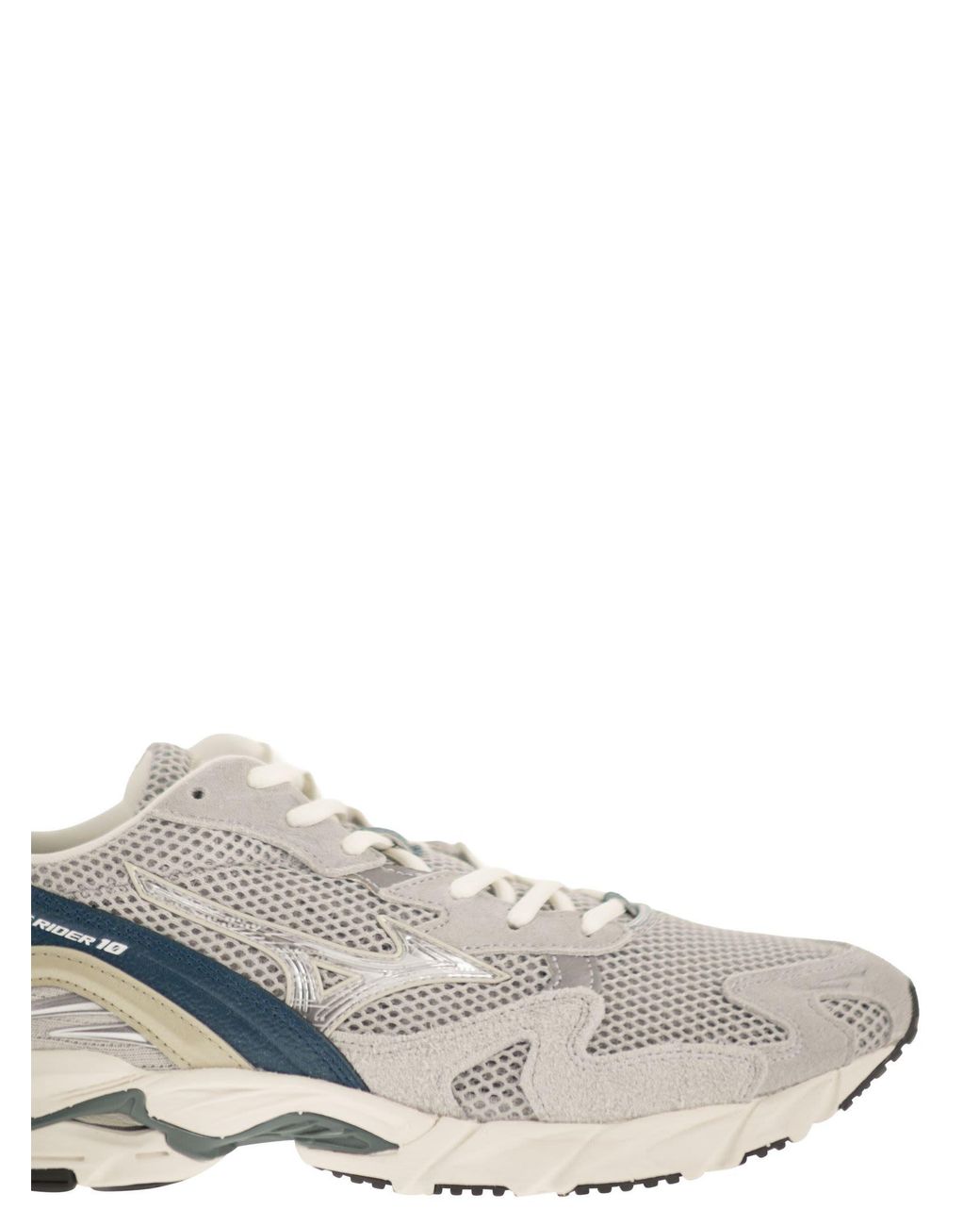 Mizuno White Wave Rider 10 Lifestyle Trainers With Running Dna for men