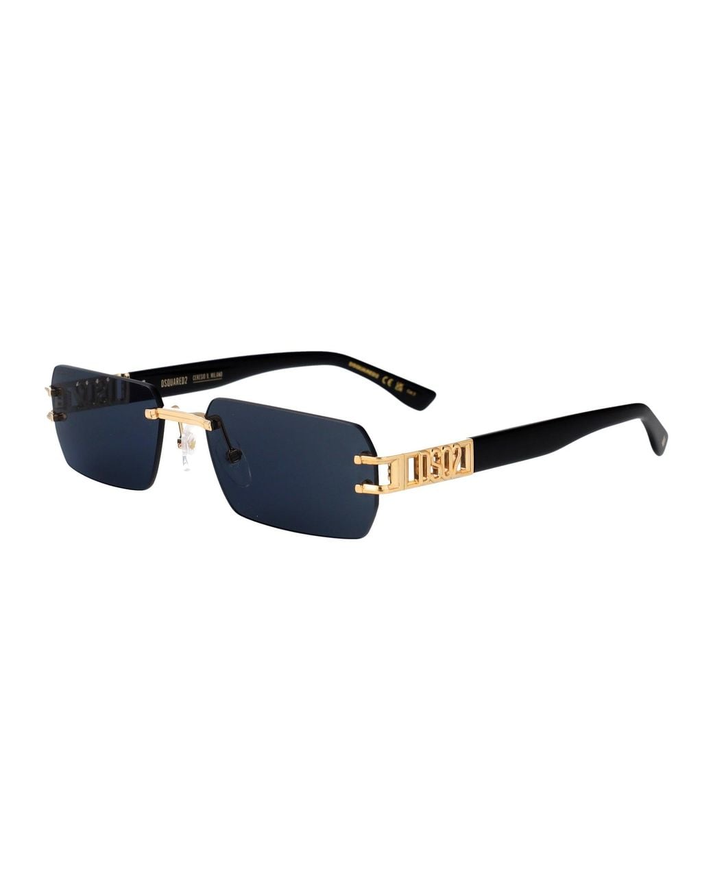 DSquared² Blue Metal Sunglasses for men