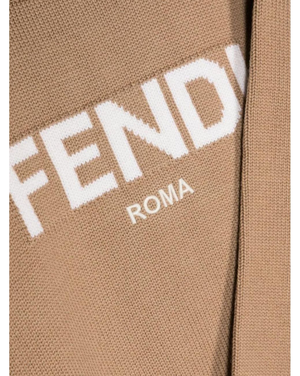 Fendi Natural Pullover Roma Kni