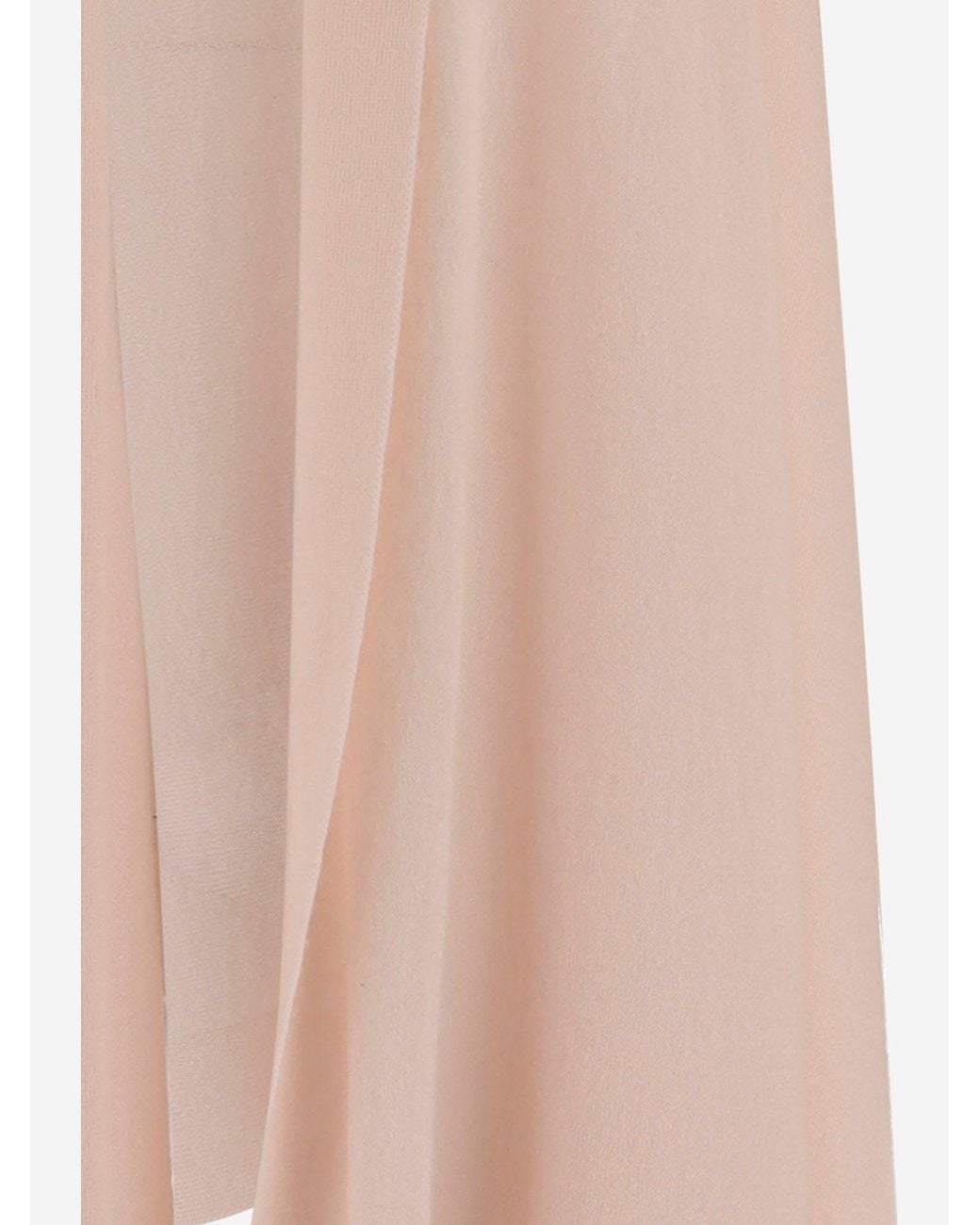Sa Su Phi Pink Long Cashmere And Silk Knit