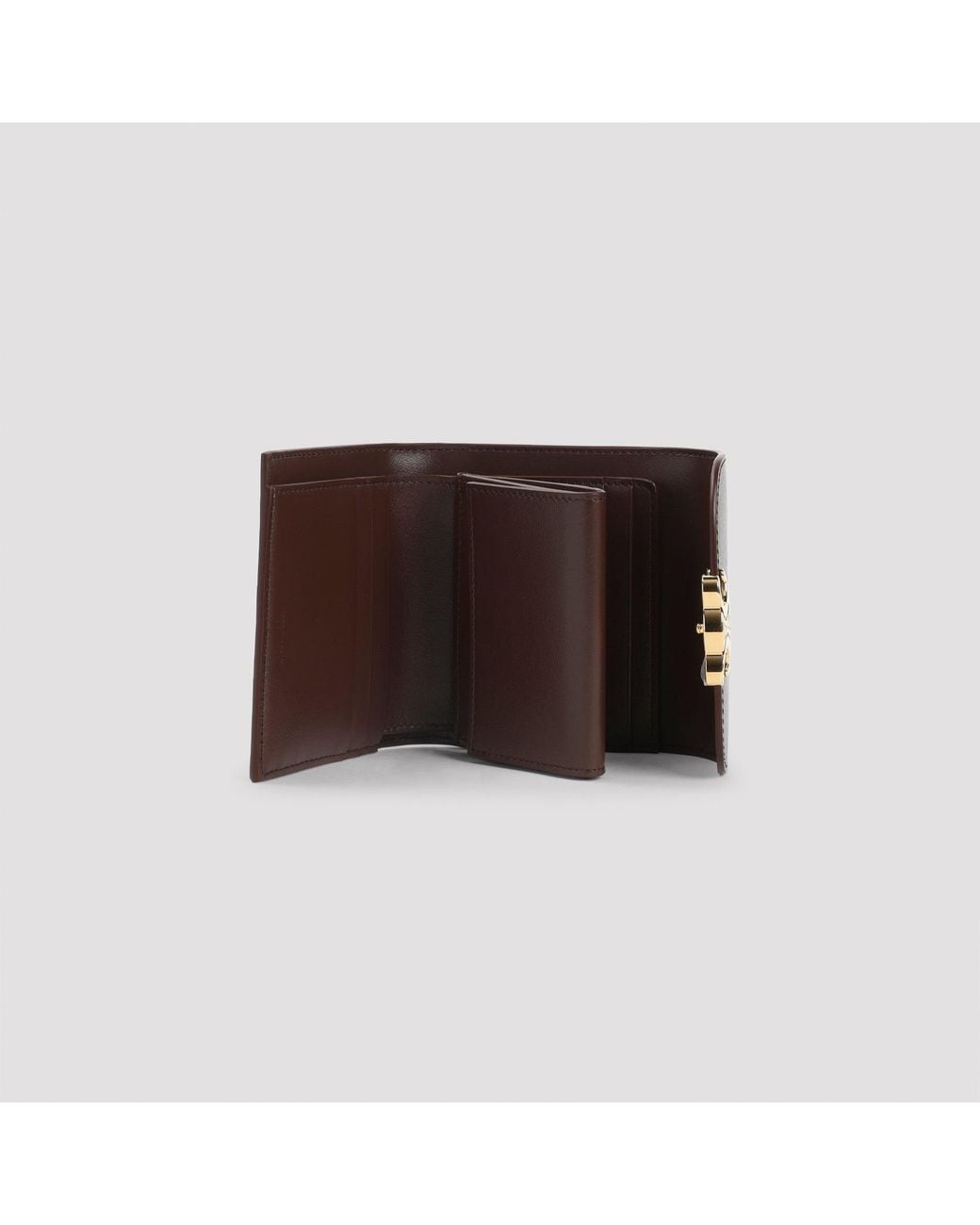 Céline Brown Small Flap Wallet