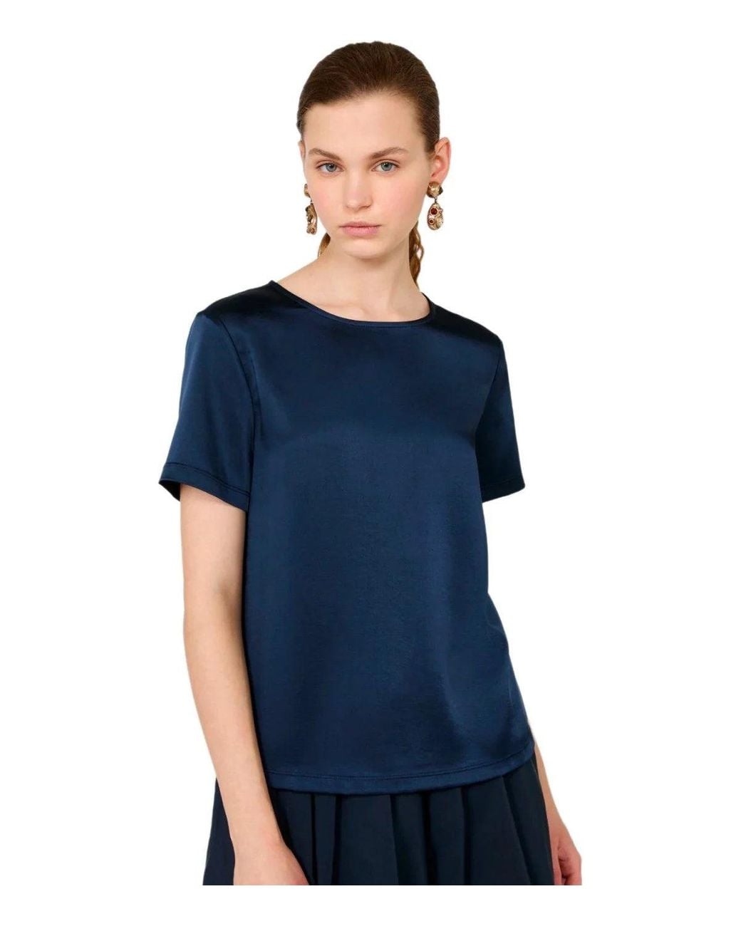 Weekend by Maxmara Blue Gilbert Blouse