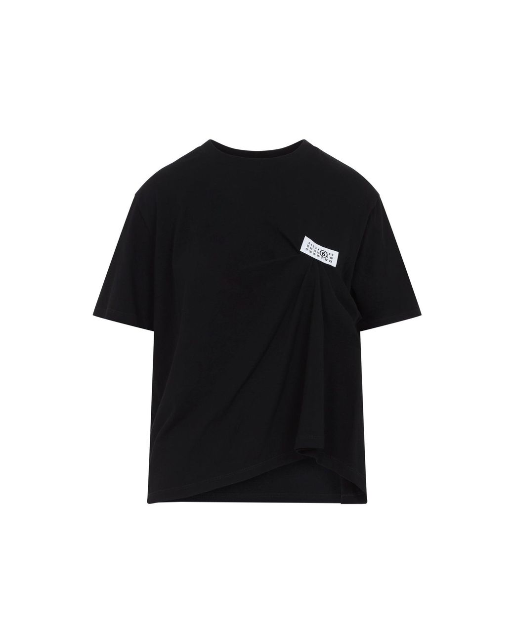 MM6 by Maison Margiela Black Cotton Top