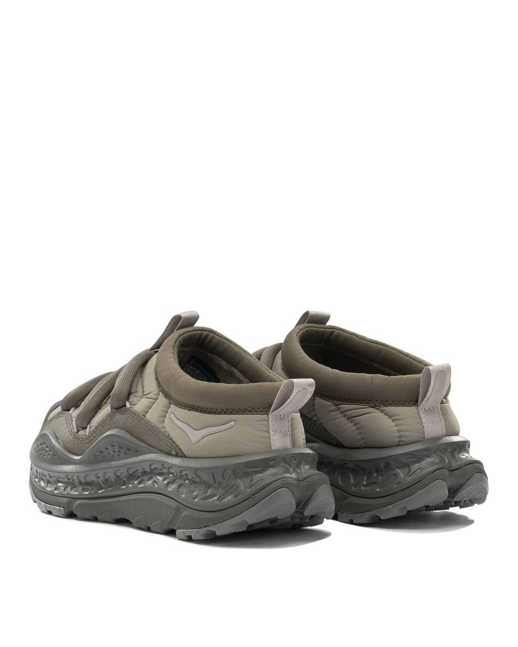 Hoka One One Gray Fabric Sneakers for men