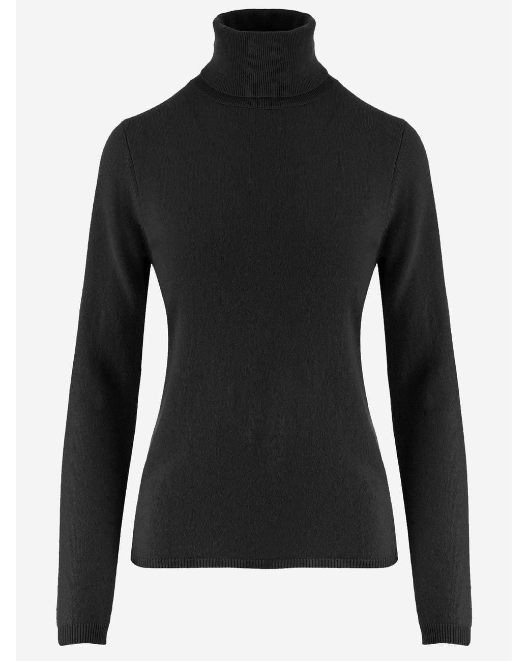 Allude Black Cashmere Sweater