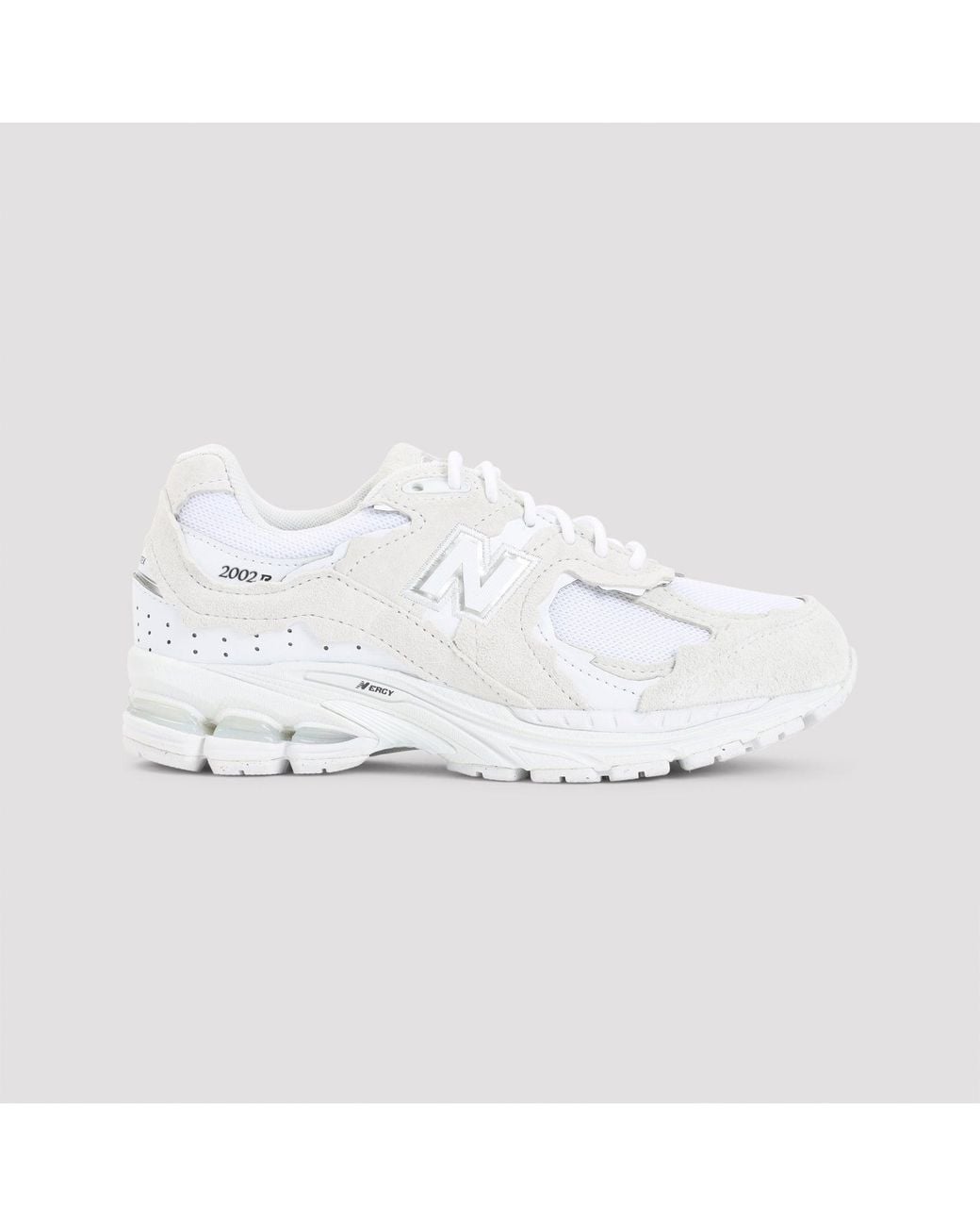 New Balance White Textile 2002 Sneakers
