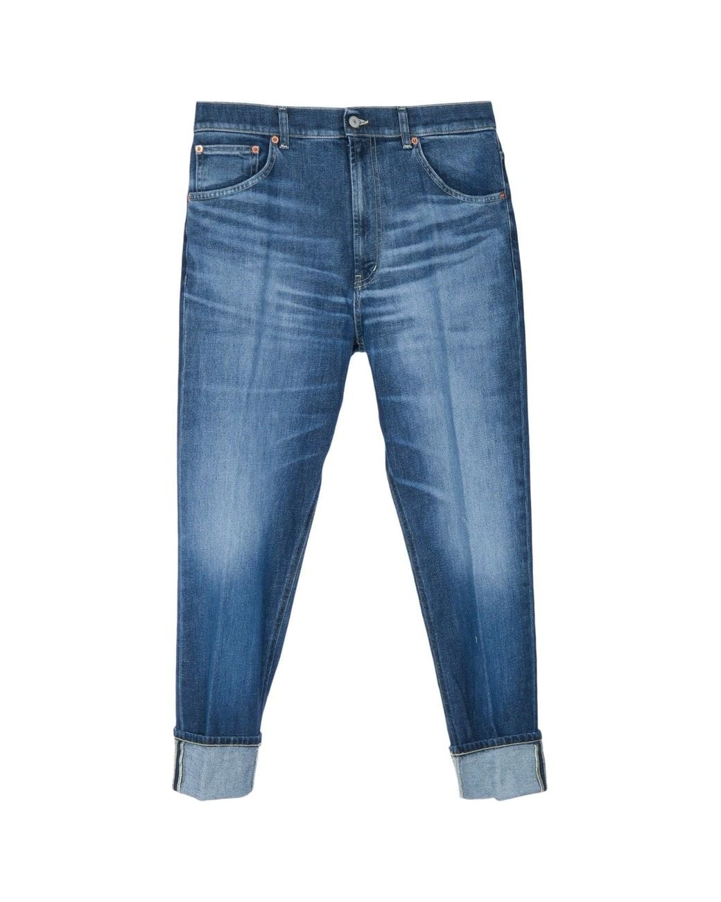 Dondup Blue Classic Denim Jeans for men
