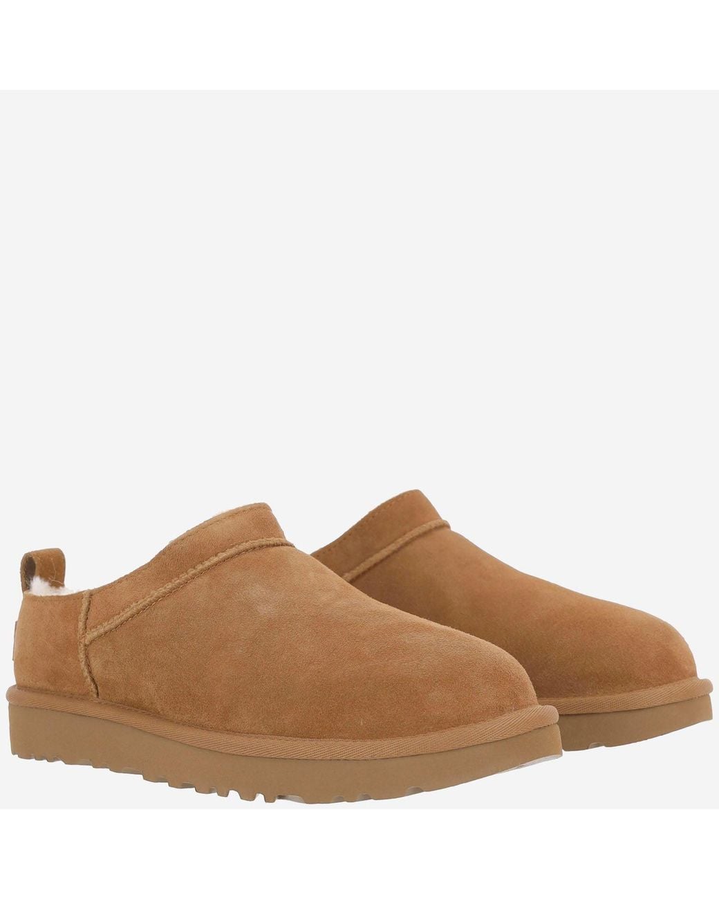 Ugg Brown Micro Suede Mules