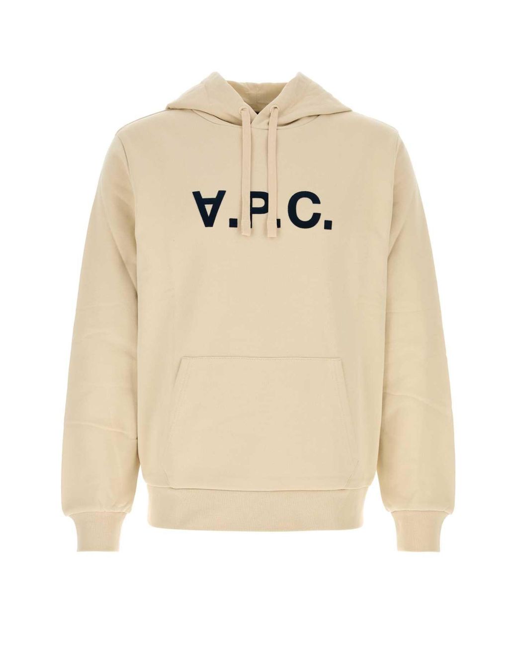A.P.C. Natural Sand Stretch Cotton Sweatshirt
