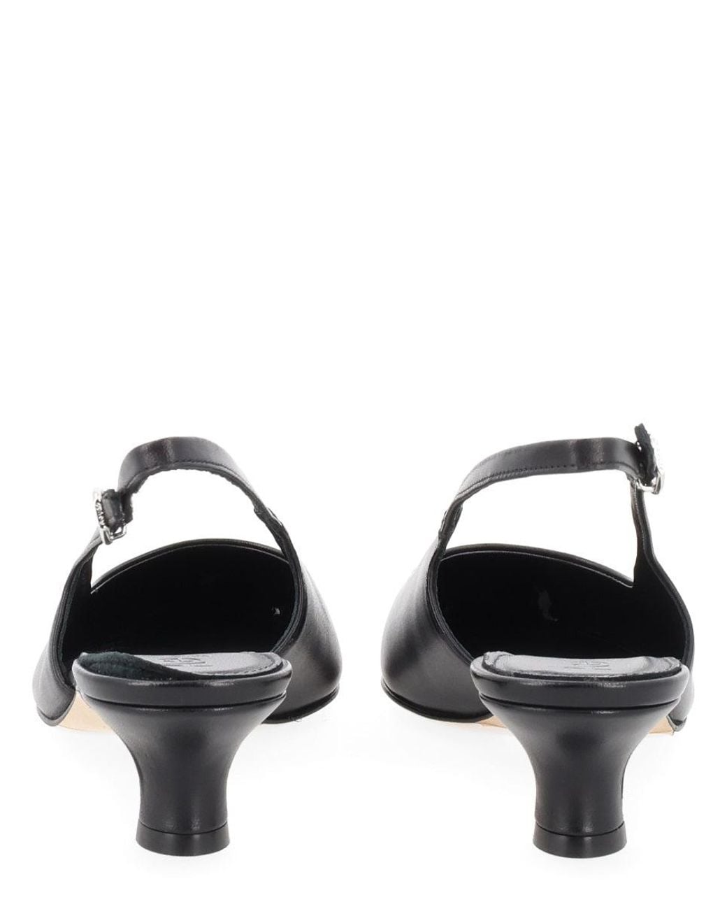Aeyde Black Slingback Pumps